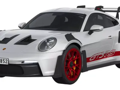 Porsche 911 GT3 RS 2022 3D model