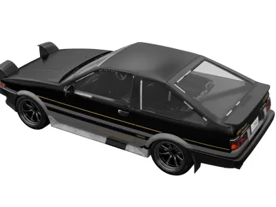 Toyota -1983 - AE86 3D model