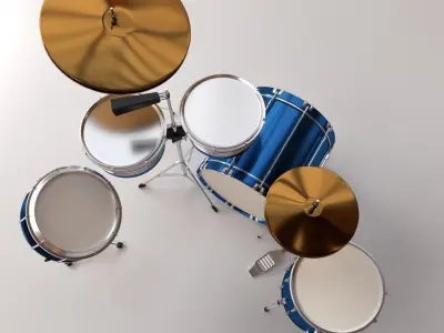 Drum Kit 3D model