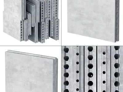 Plate wall n1 3D model