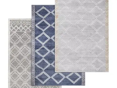 Rug Set 1473 3D model