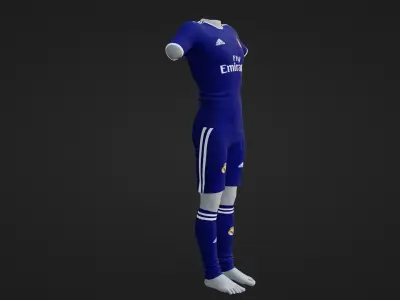 Real Madrid Sportwear Low-poly 3D model