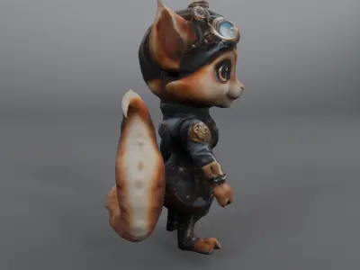 adventurous squirrel 3D model