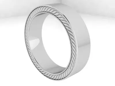 Wedding Band 3798 3D print model