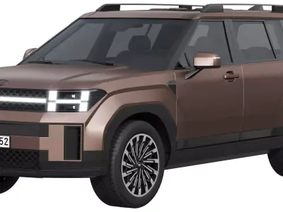 Hyundai Santa Fe 2024 3D model