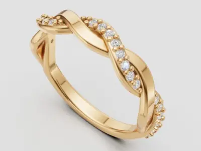 Braided Ring  3D print model