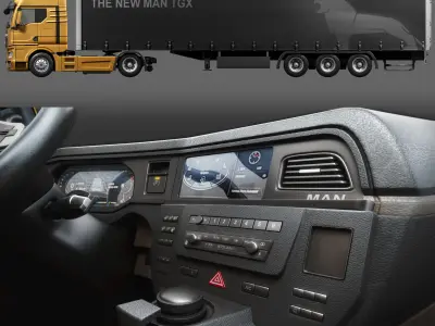 MAN NEW TGX 3D model