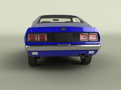 Mitsubishi Colt Galant GTO MR 3D model