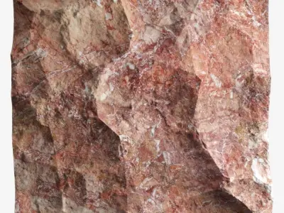 156-RockPanel rock texture 3D model