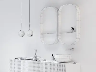 Ceramica Cielo DELFO Bathroom furniture  3D model