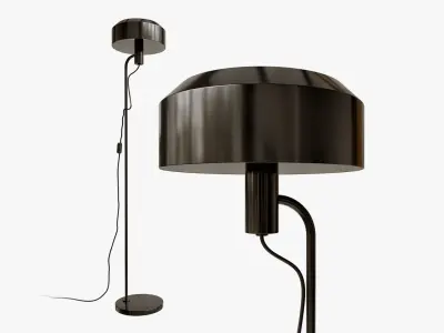 Luxury Furnitures Landon Task Floor Lamp 3D model