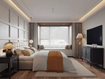  Bedroom interior  56 3D model