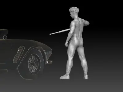 car wash boy 2025 1 3D print model
