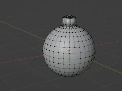 Christmas Ornaments - Low Poly Low-poly 3D model