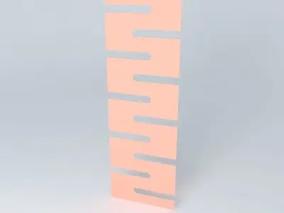 Mid mod screen Free 3D model