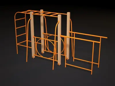 Sports complex 5 3D model