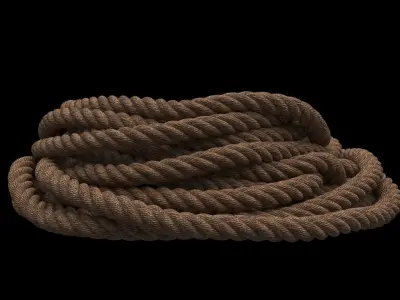 Rope Pile 3D model