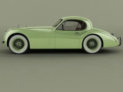 Jaguar XK120 Coupe 3D model