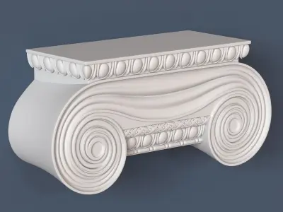Pilaster Capital 3D model order