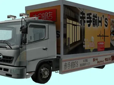 Japan Truck 3D model