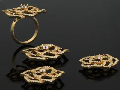lotus necklace flower jewelry Free 3D print model