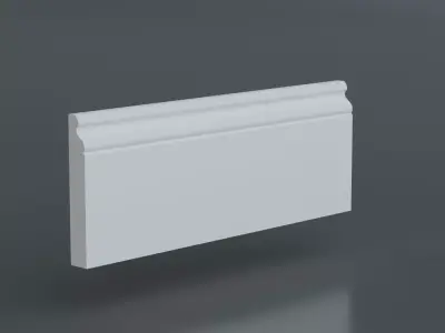 Roman Baseboard Free low-poly 3D model