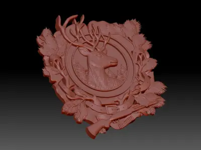 Woodland Deer 3D print model