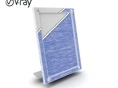 Magnetic Frame Photo Holder Model Pack Low-poly 3D model