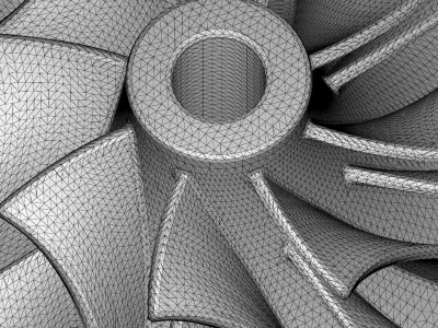 Centrifugal Pump Impeller 3D print model