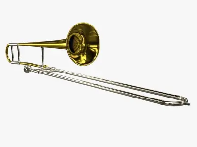 Trombone 3D model