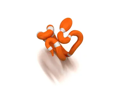 Mattioli the queen of desert snake ring 3D print model