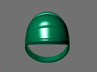 Women Ring Plain Ring Ready STL 3DM Models Womens Rings 3D print model 34