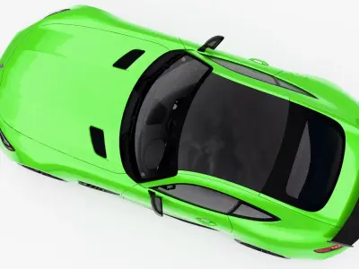 Mercedes-Benz AMG GT R 2017 Low-poly 3D model