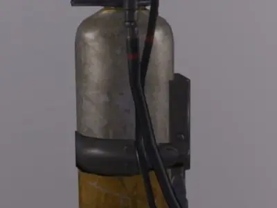 OxygenTank Low-poly 3D model