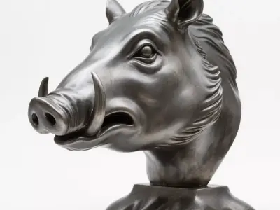 Wild boar 3D print model