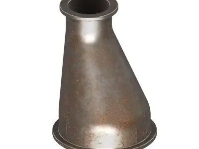 Rusty Eccentric Reducer 3D model