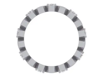 Band ring - 5 3D print model