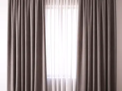 Set 39 Curtains 3D model