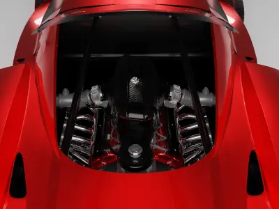  High poly Ferrari Enzo 3D model