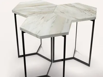 Table Modern - UE4 Low-poly 3D model