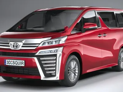 Toyota Vellfire 2023 3D model