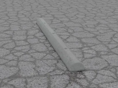 Parking Block 2 Low-poly 3D model
