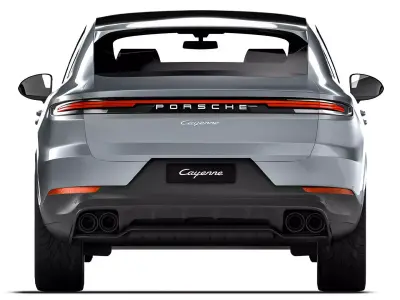 Porsche Cayenne Coupe 2024 3D model