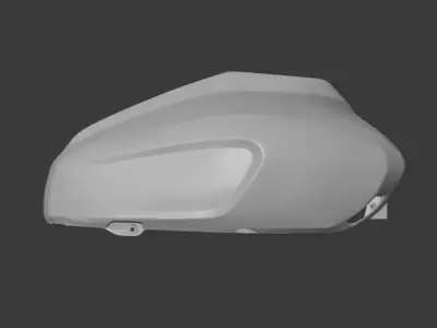 Tank cover mt07 custom gen1 3D print model