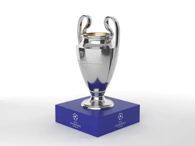 Champions League Trophy 3D model