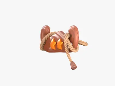 Two Star Winning 3D Illustration 3D model