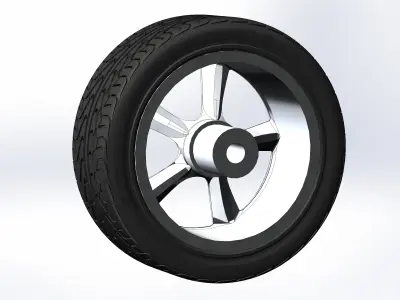 Wheels Foose Qualifier Concave 19 inch for scale model  3D print model