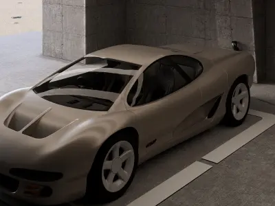 Isuzu 4200R 1989 Concept 3D model