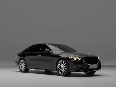 Mercedes S500 Maybach 3D model