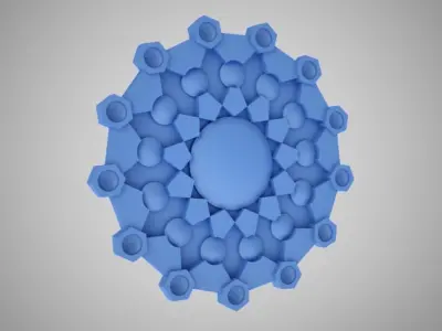 Modern Carving 3D print model